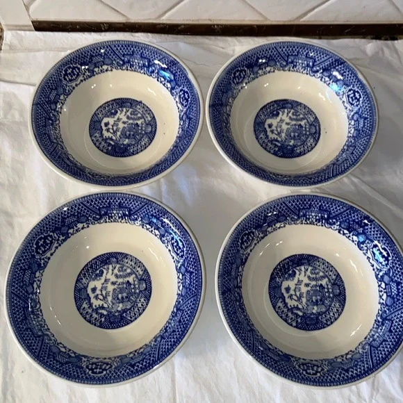 Willow Dining Set Of Blue Willow Ware By Royal China